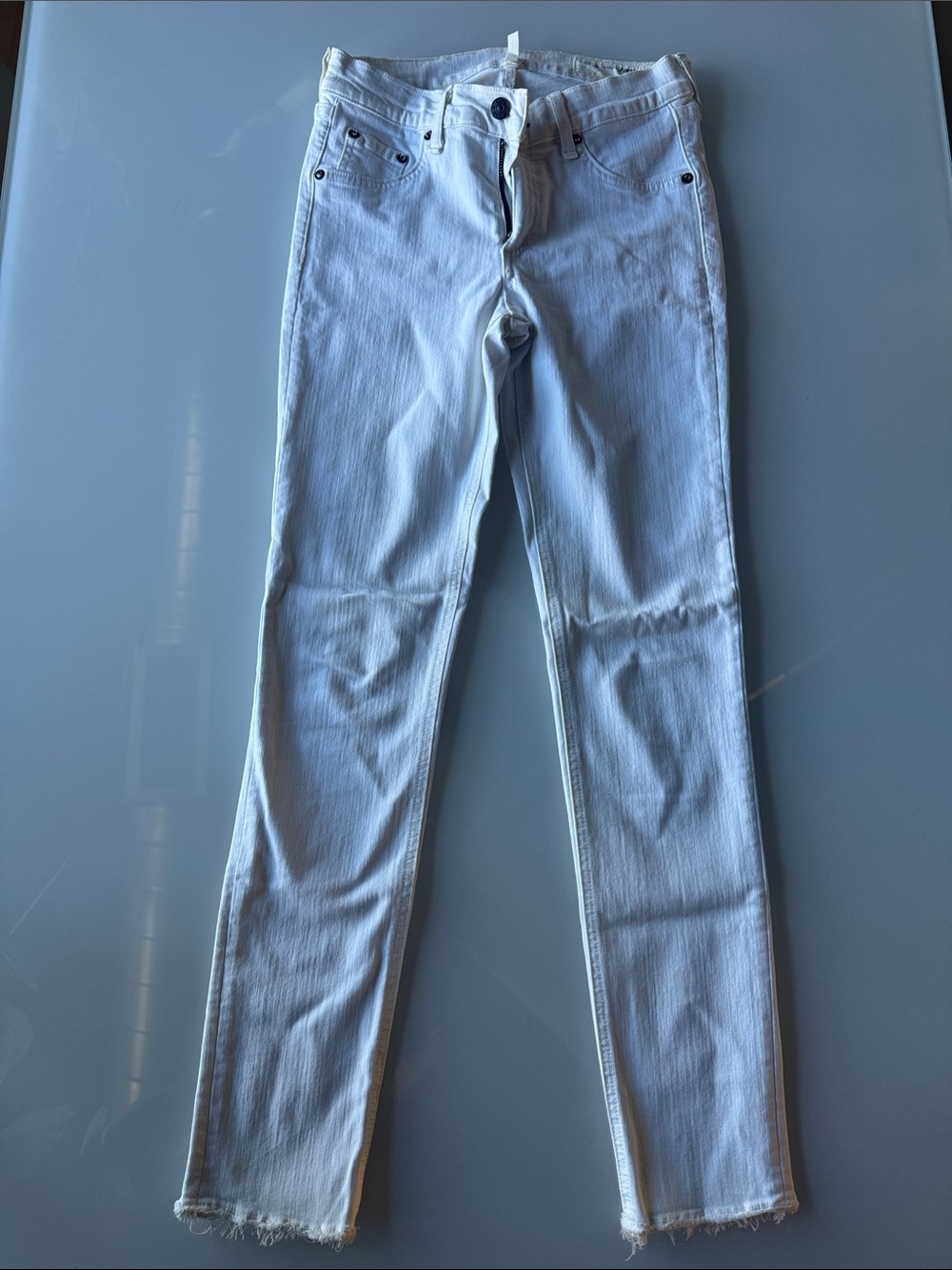rag & bone White Skinny Jeans